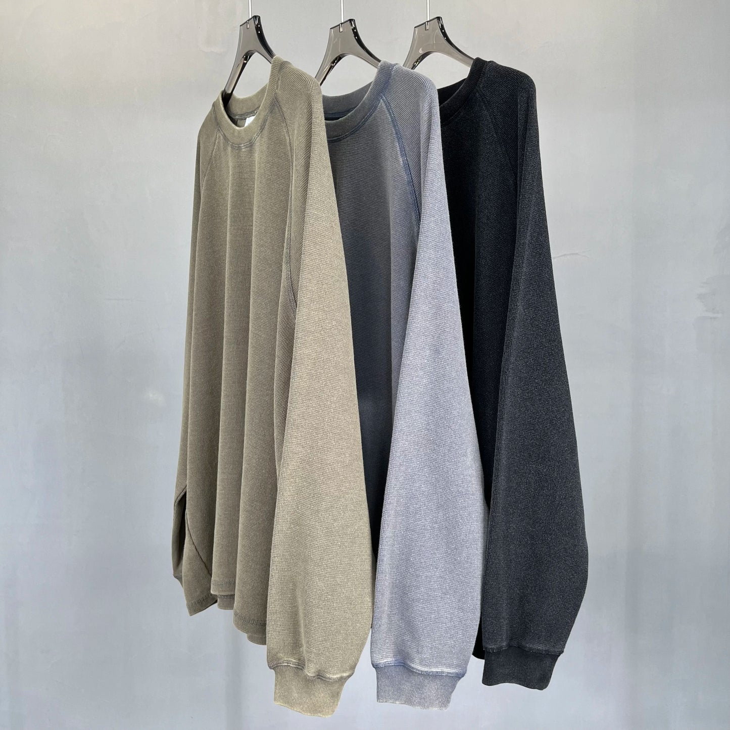WAFFLE LONG SLEEVE TEE