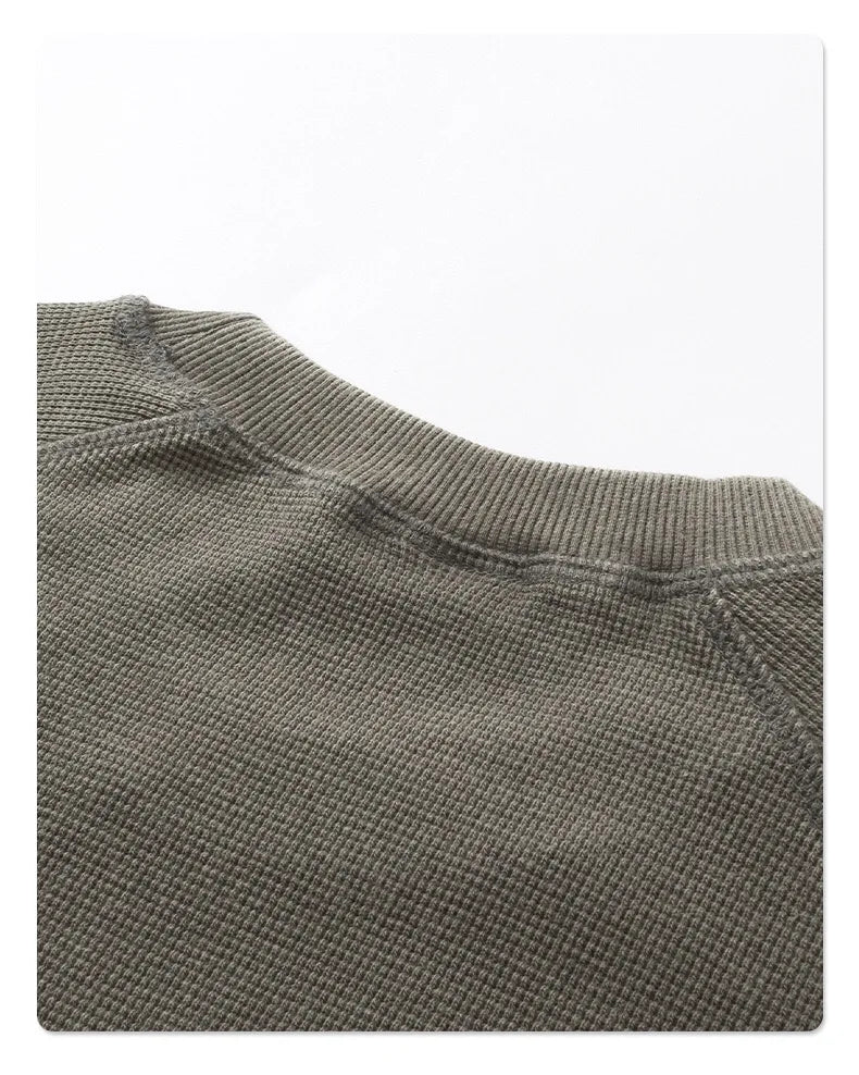 WAFFLE LONG SLEEVE TEE