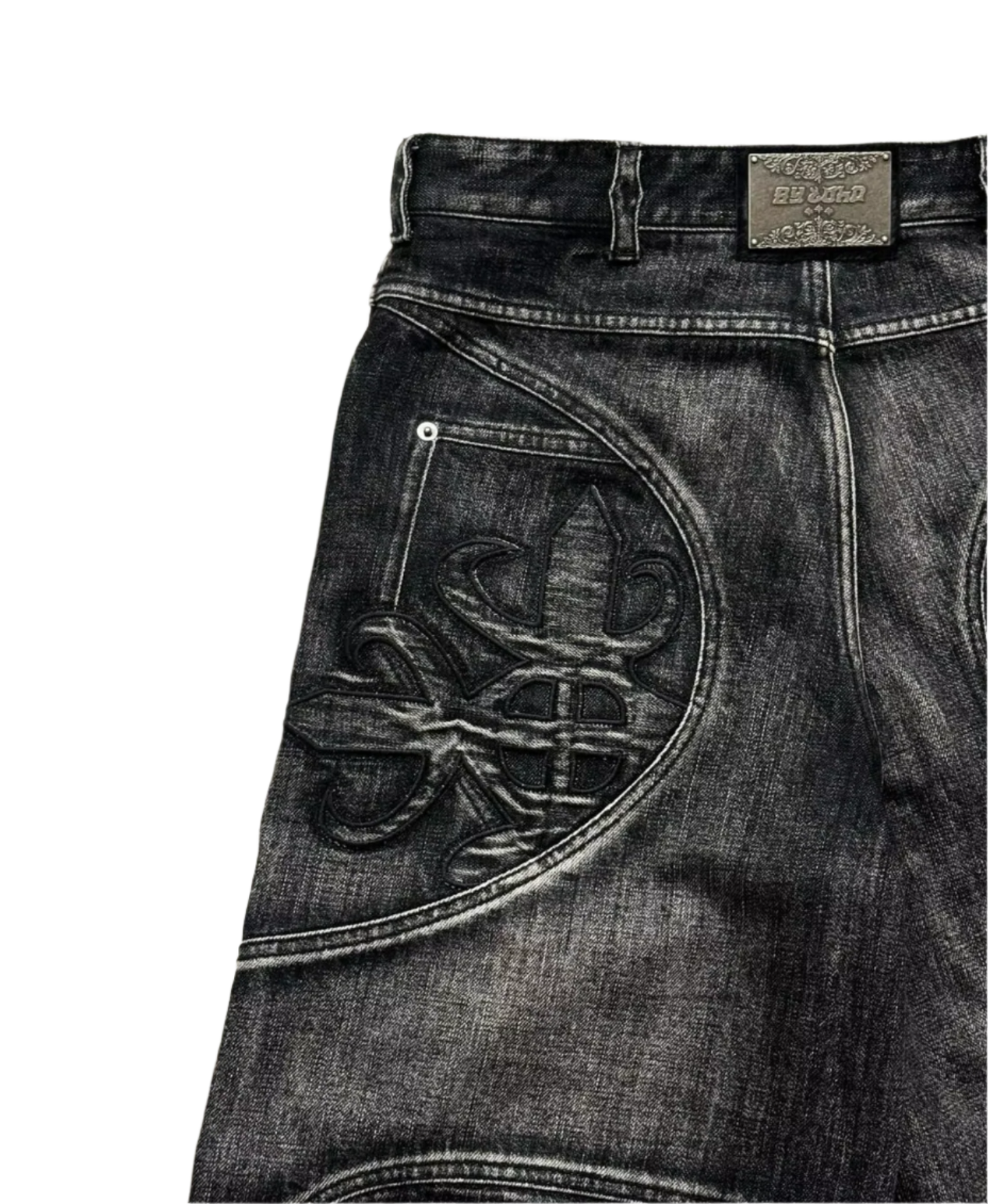 Goth Embroiderd Jeans